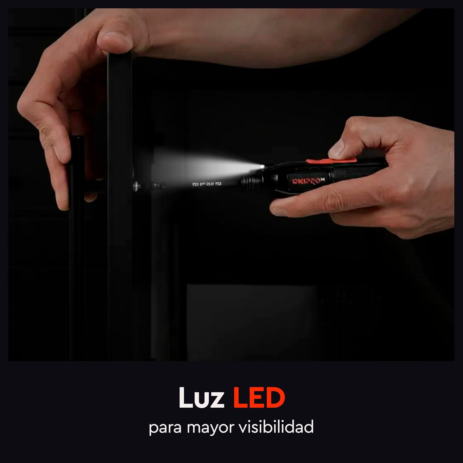 Destornillador Eléctrico Inalámbrico Dnipro-M CSD-36X 3.6V – Doble Modo (1.2/8 Nm), USB-C, Luz LED y Kit de Puntas