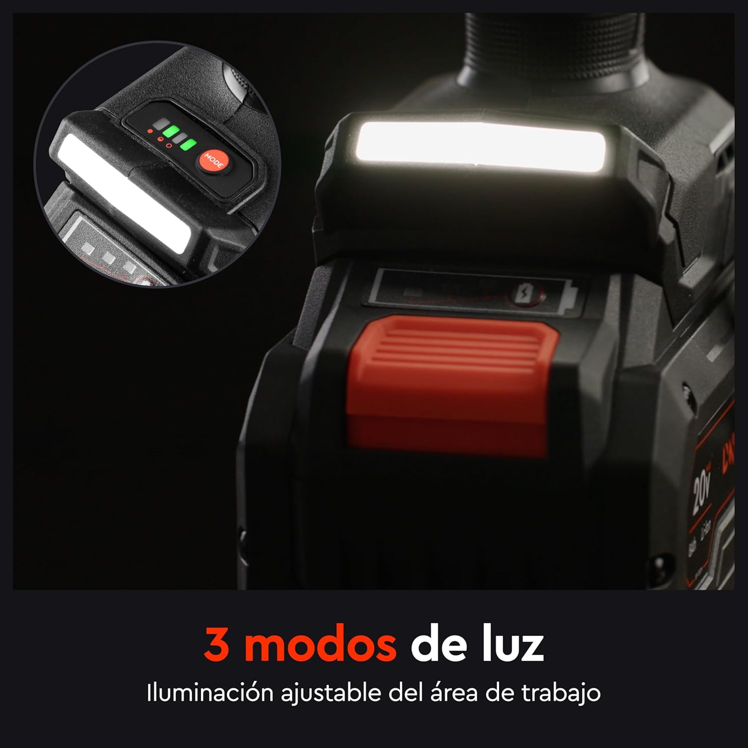 Taladro Atornillador de impacto a Batería Dnipro-M CD-202BC ULTRA 20V – Kit Profesional con Motor Brushless, Par de 160 Nm, Batería de Alta Capacidad 4Ah y Cargador Rápido