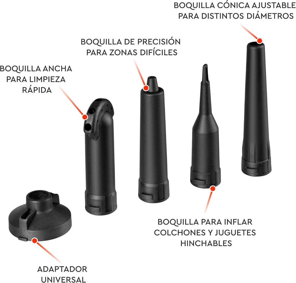 Soplador inalámbrico Dnipro-M DCB-203BC Compact 20V, motor brushless, 4 velocidades, sin batería ni cargador