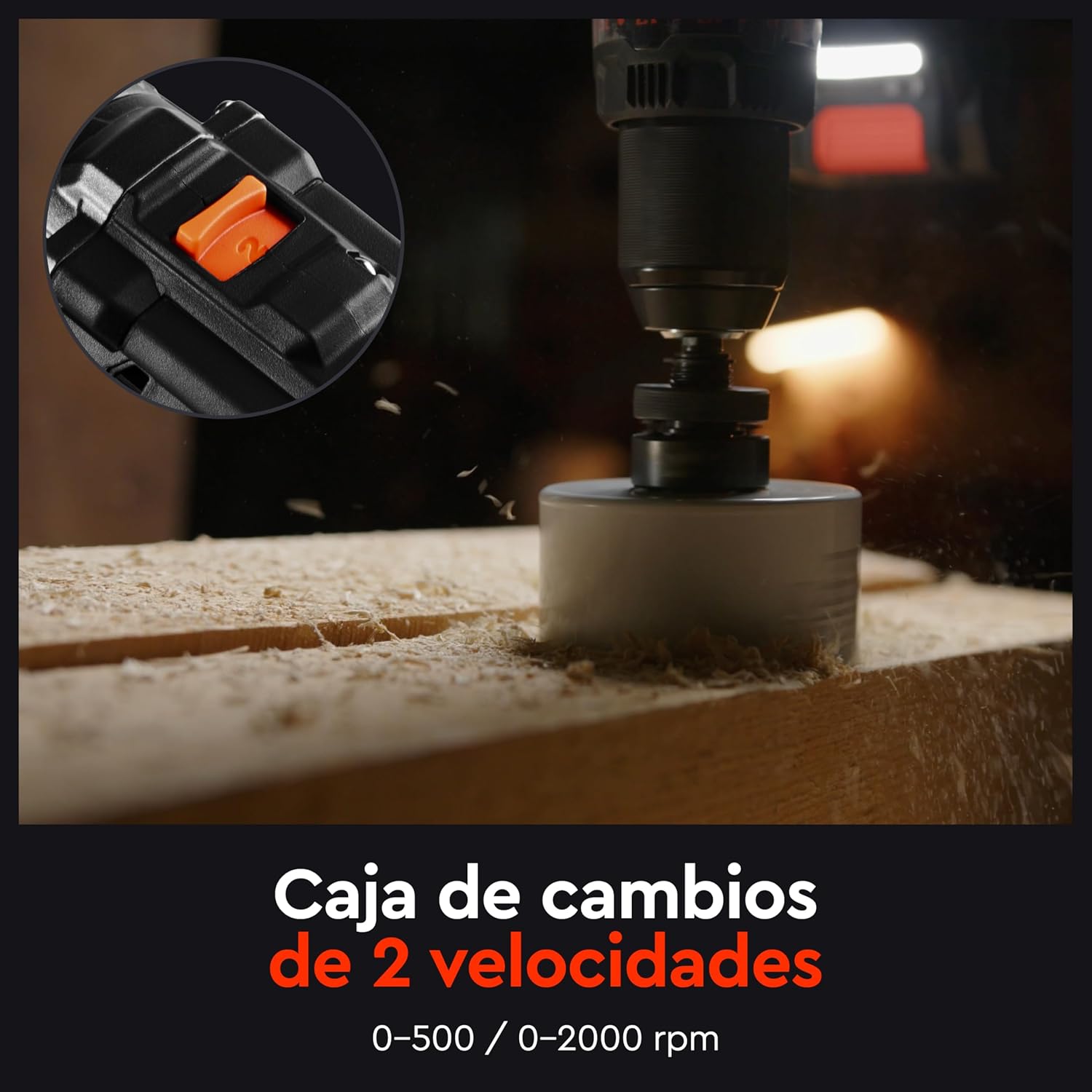 Taladro Atornillador de impacto a Batería Dnipro-M CD-202BC ULTRA 20V – Kit Profesional con Motor Brushless, Par de 160 Nm, Batería de Alta Capacidad 4Ah y Cargador Rápido