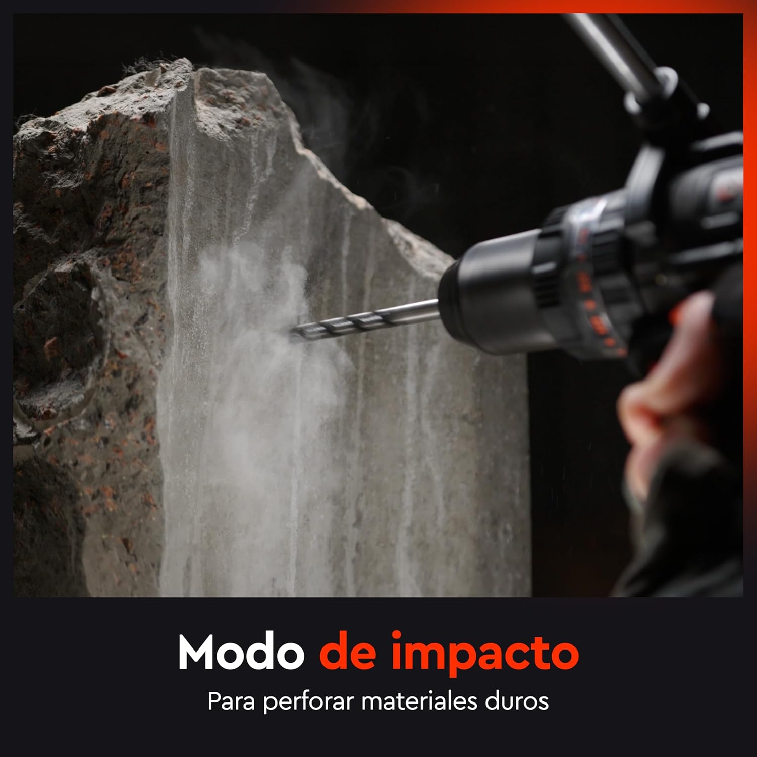 Taladro Atornillador de impacto a Batería Dnipro-M CD-202BC ULTRA 20V – Kit Profesional con Motor Brushless, Par de 160 Nm, Batería Insignia 8Ah (Samsung) y Cargador Rápido