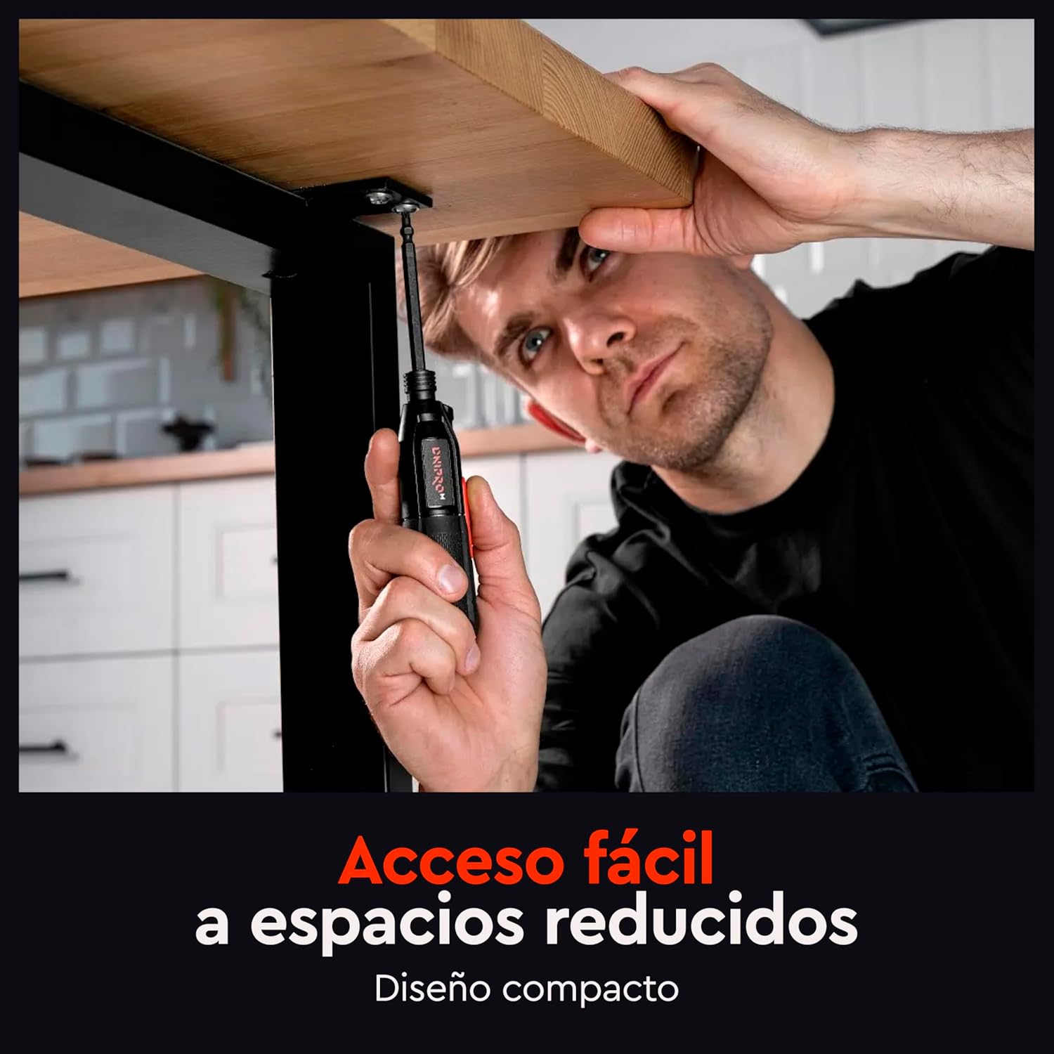 Destornillador Eléctrico Inalámbrico Dnipro-M CSD-36X 3.6V – Doble Modo (1.2/8 Nm), USB-C, Luz LED y Kit de Puntas