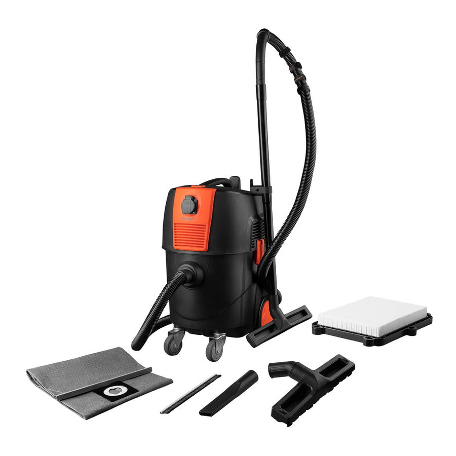 Dnipro-M | Aspirador industrial seco y húmedo 1600W 30L VCW-30SA Autoclean