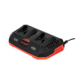 Cargador Doble Rápido Dnipro-M FC-230 Dual 20V – Estación de Carga Simultánea Inteligente para Dos Baterías