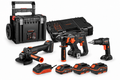 Dnipro-M | Kit profesional 20V - 3 herramientas y 3 baterías