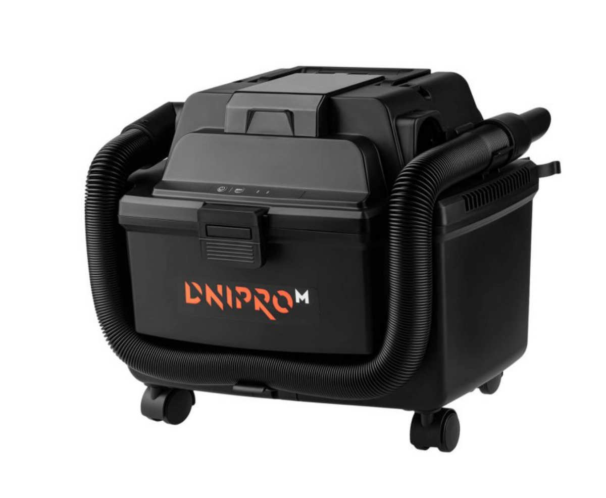 Dnipro-M | Aspirador a batería 20V DVC-200BC Ultra - Kit batería 4Ah