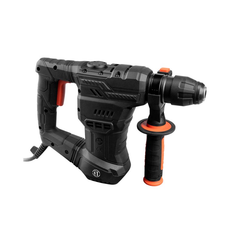 Martillo Perforador Combinado Dnipro-M BH-14S 1050W – Diseño en L (Barril), Energía de Impacto de 4.5 J, Sistema Antivibración, SDS-Plus y Maletín