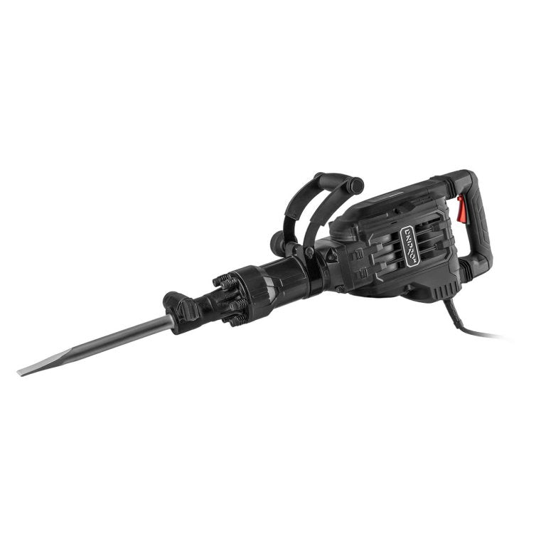 Martillo Demoledor Profesional Dnipro-M SH-45 1850W – Fuerza de Impacto de 45 J, Sistema Industrial SDS-HEX 30mm, 2100 bpm y Maletín con Ruedas