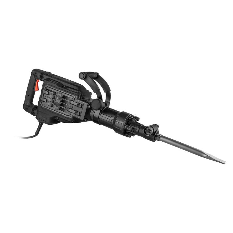 Martillo Demoledor Profesional Dnipro-M SH-45 1850W – Fuerza de Impacto de 45 J, Sistema Industrial SDS-HEX 30mm, 2100 bpm y Maletín con Ruedas