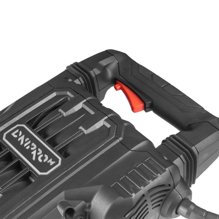 Martillo Demoledor Profesional Dnipro-M SH-45 1850W – Fuerza de Impacto de 45 J, Sistema Industrial SDS-HEX 30mm, 2100 bpm y Maletín con Ruedas