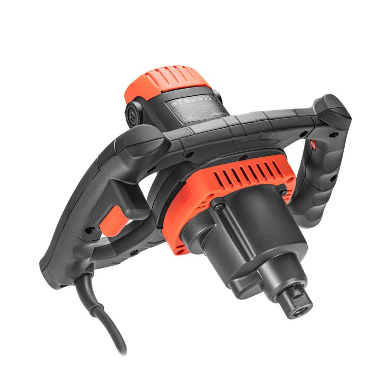 Mezcladora de Mortero Eléctrica Dnipro-M BM-142S – Potencia 1400W, Caja de Cambios de 2 Velocidades, Control Electrónico de RPM, Sistema Constant Speed y Rosca M14