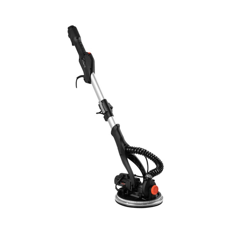 Lijadora de Pared y Techo Profesional Dnipro-M WS-225S – Potencia 820W, Disco de 225 mm, Brazo Telescópico Reducido de 1.65m, Luz LED 360°, 6 Velocidades y Extracción de Polvo