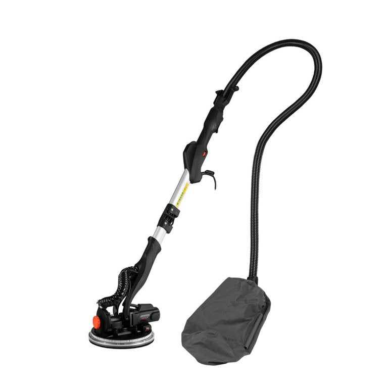 Lijadora de Pared y Techo Profesional Dnipro-M WS-225S – Potencia 820W, Disco de 225 mm, Brazo Telescópico Reducido de 1.65m, Luz LED 360°, 6 Velocidades y Extracción de Polvo