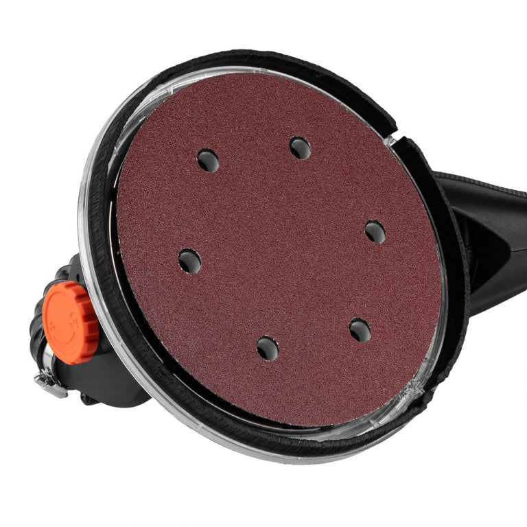 Lijadora de Pared y Techo Profesional Dnipro-M WS-225S – Potencia 820W, Disco de 225 mm, Brazo Telescópico Reducido de 1.65m, Luz LED 360°, 6 Velocidades y Extracción de Polvo