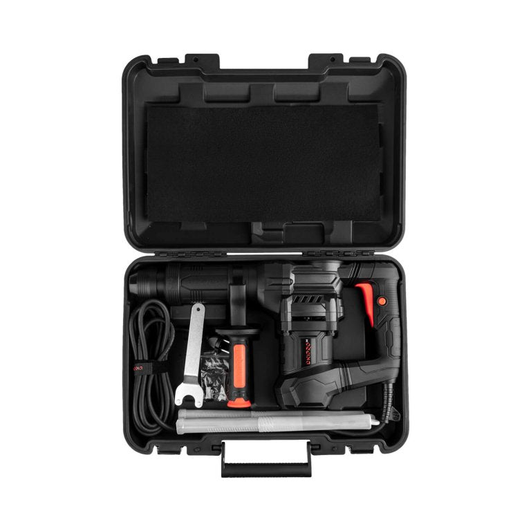Martillo Demoledor Ligero Dnipro-M SH-8HP 1050W – Energía de Impacto de 8 J, Sistema SDS-Plus, Reducción de Vibración y Maletín de Transporte