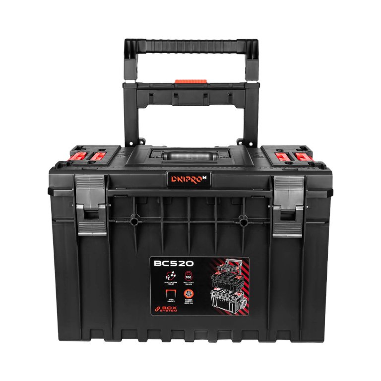 Caja de Herramientas con Ruedas Modular Dnipro-M S-Box BC520 – Gran Capacidad de 52L
