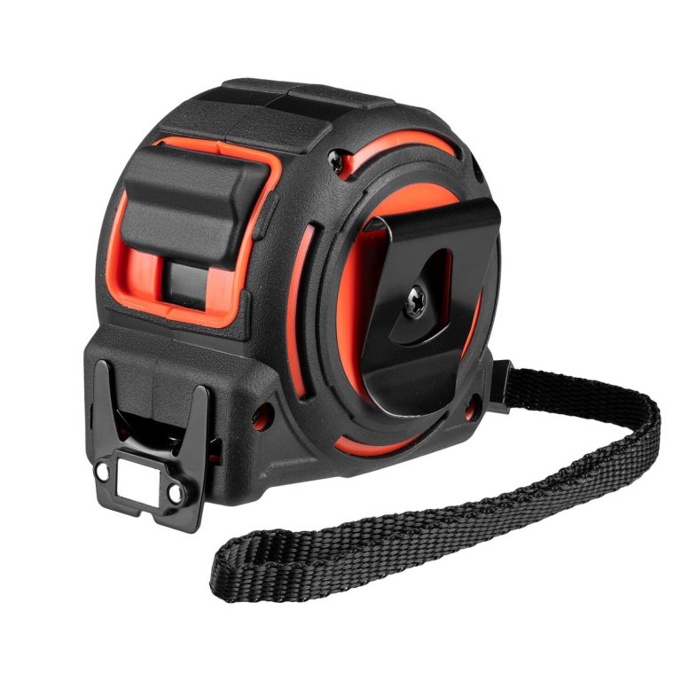 Cinta métrica Dnipro-M ULTRAMAX 5 m x 32 mm con imán reforzado, doble cara y recubrimiento Nylon Plus