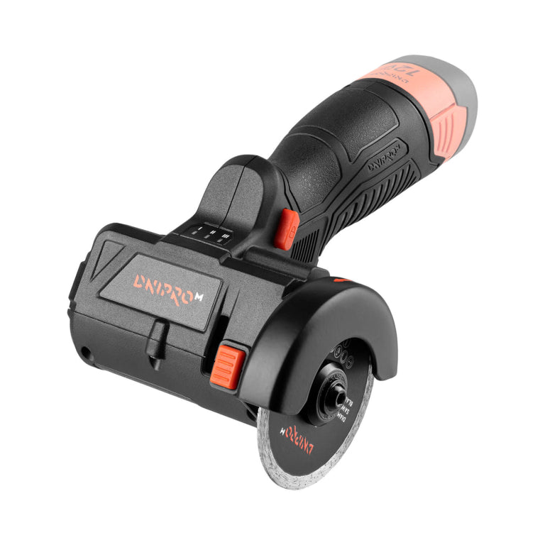 Mini Cortadora Inalámbrica 76mm Dnipro-M CT-12BC 12V – Versión Solo (Sin Batería ni Cargador) con Motor Brushless, 20.000 rpm y Cubierta con Extracción de Polvo