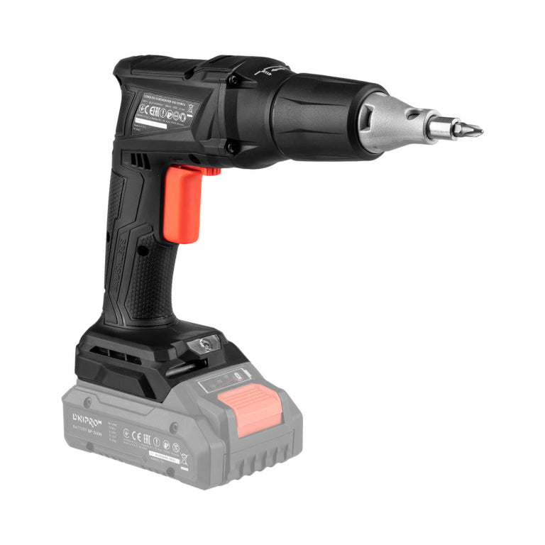 Kit Profesional para Pladur Dnipro-M: Atornillador de Cinta Brushless DSD-201BCA (10 Nm / 4400 RPM) + Batería Li-Ion 2.0 Ah BP-220 + Cargador Rápido 3A FC-230
