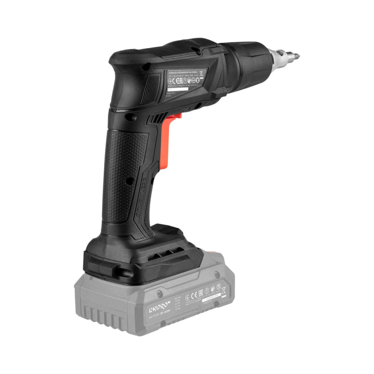 Kit Profesional para Pladur Dnipro-M: Atornillador de Cinta Brushless DSD-201BCA (10 Nm / 4400 RPM) + Batería Li-Ion 2.0 Ah BP-220 + Cargador Rápido 3A FC-230