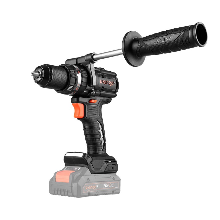 Taladro Atornillador de impacto a Batería Dnipro-M CD-202BC ULTRA 20V – Kit Profesional con Motor Brushless, Par de 160 Nm, Batería Insignia 8Ah (Samsung) y Cargador Rápido
