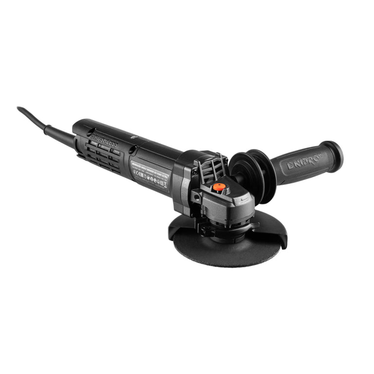 Amoladora Angular Eléctrica Brushless Dnipro-M GS-125RX Ultra – Motor Sin Escobillas de 2000W, Disco 125 mm