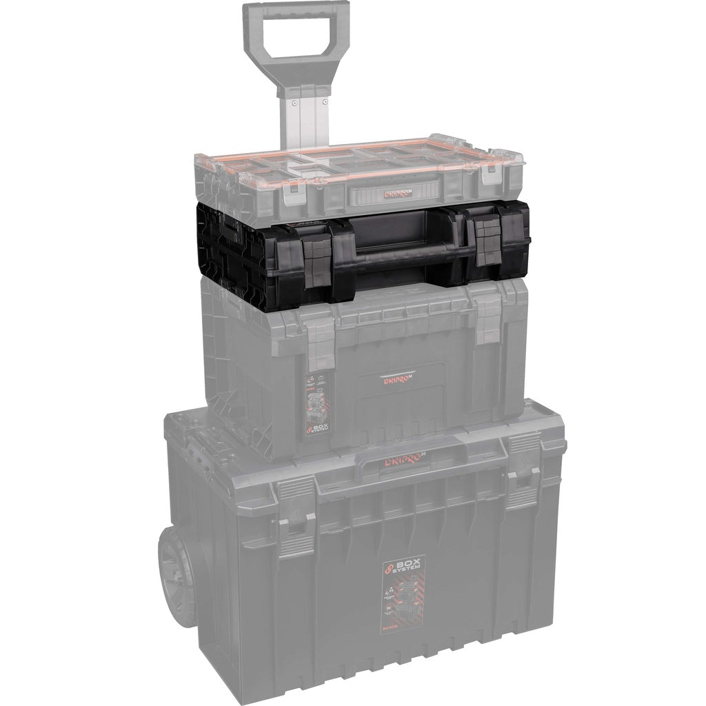 Caja de Herramientas Modular Dnipro-M S-Box M100 – Volumen 11L, Capacidad de Carga 12 kg