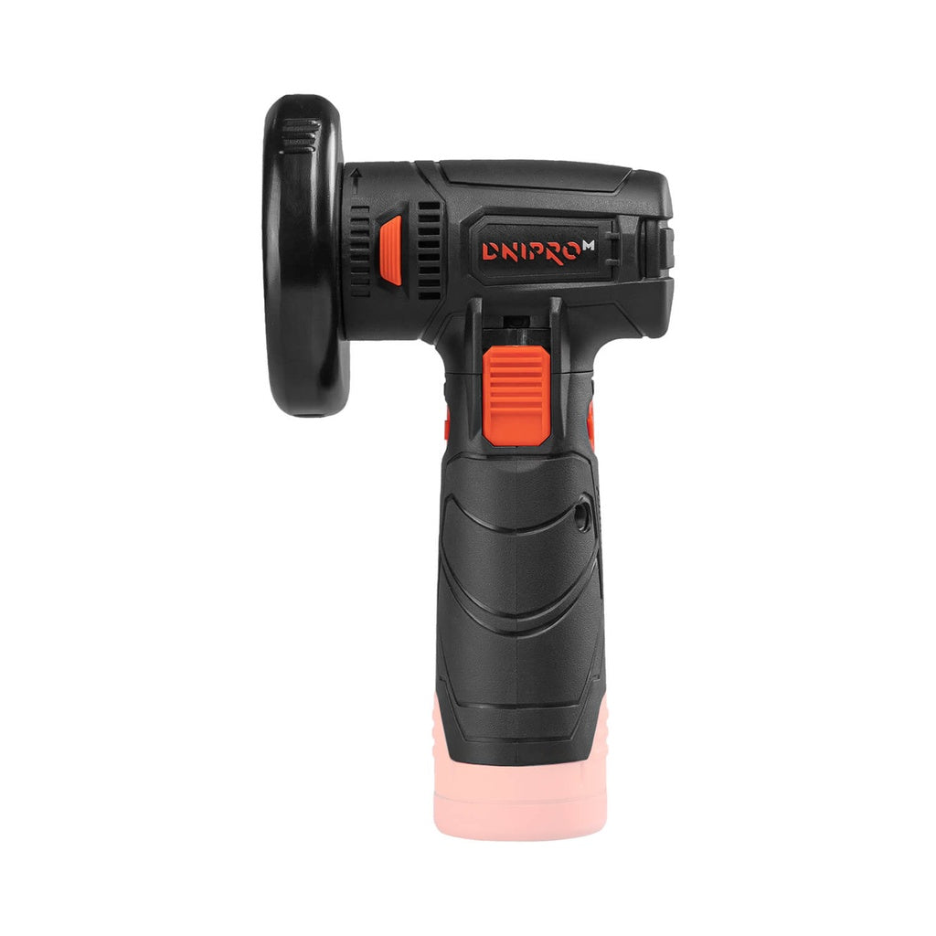 Mini Amoladora Angular a Batería Dnipro-M CG-12BC Ultra 12V – Kit Profesional con Motor Brushless, Disco de 76 mm, Batería 2Ah y Cargador Rápido