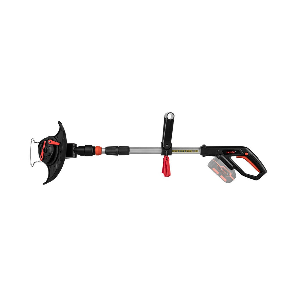 Cortabordes a Batería Dnipro-M DTC-200 20V – Trimmer de Césped Ultra-Ligero, Barra Telescópica, Kit con Batería 2Ah y Cargador Rápido