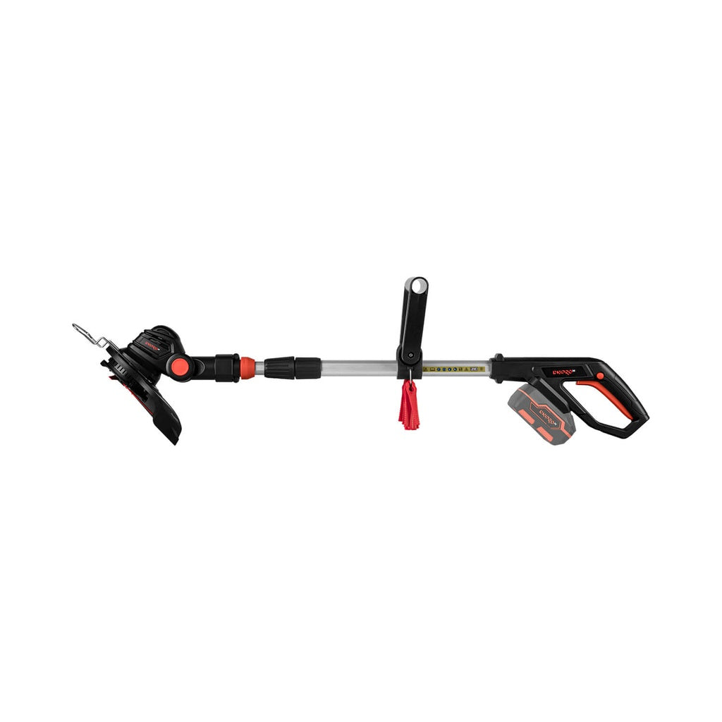 Cortabordes a Batería Dnipro-M DTC-200 20V – Trimmer de Césped Ultra-Ligero, Barra Telescópica, Kit con Batería 2Ah y Cargador Rápido