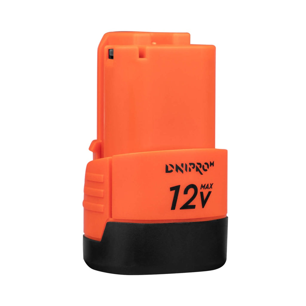 Batería de Litio Dnipro-M BP-122 12V (2 Ah) – Diseño Ultra-Compacto, Ligera y Eficiente para Herramientas de la Gama 12V