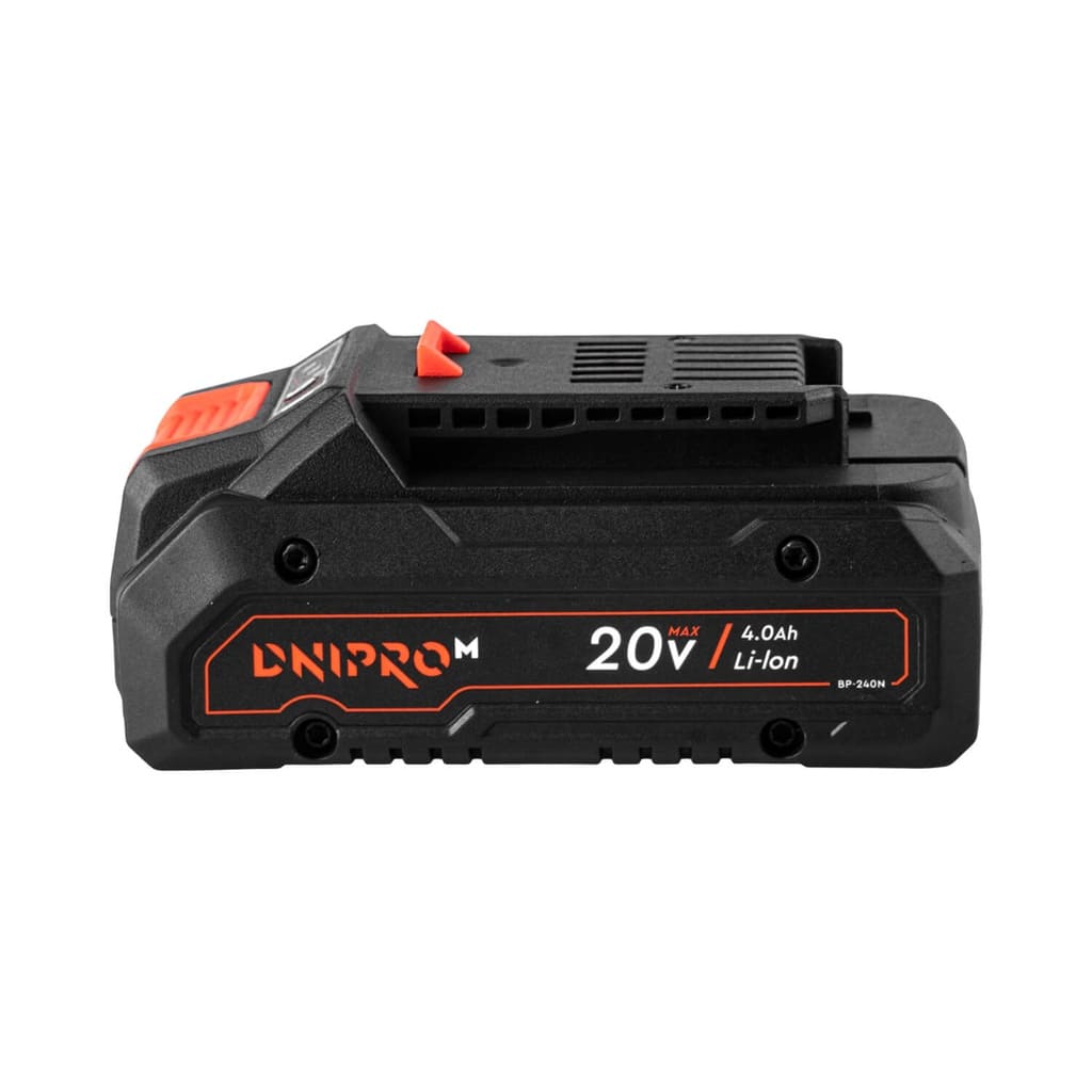 Batería de Litio Dnipro-M BP-240N 20V (4 Ah) – Versión Compacta Ultra-Ligera con Celdas Premium Samsung