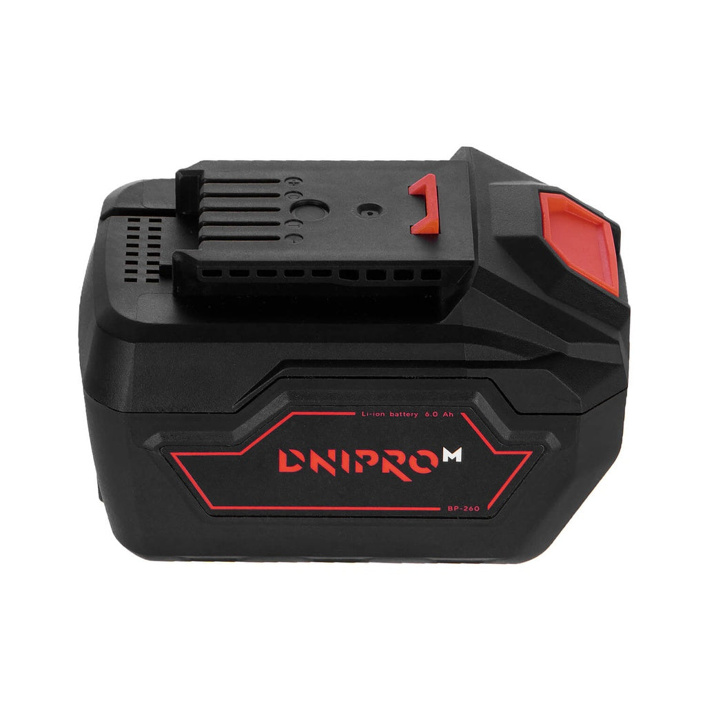 Batería de Litio Dnipro-M BP-260 20V (6 Ah) – Máxima Autonomía y Potencia Extrema para Trabajo Industrial Continuo