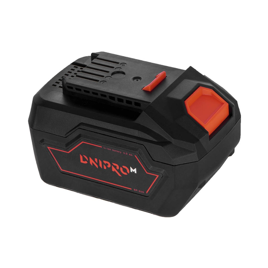 Batería de Litio Dnipro-M BP-260 20V (6 Ah) – Máxima Autonomía y Potencia Extrema para Trabajo Industrial Continuo