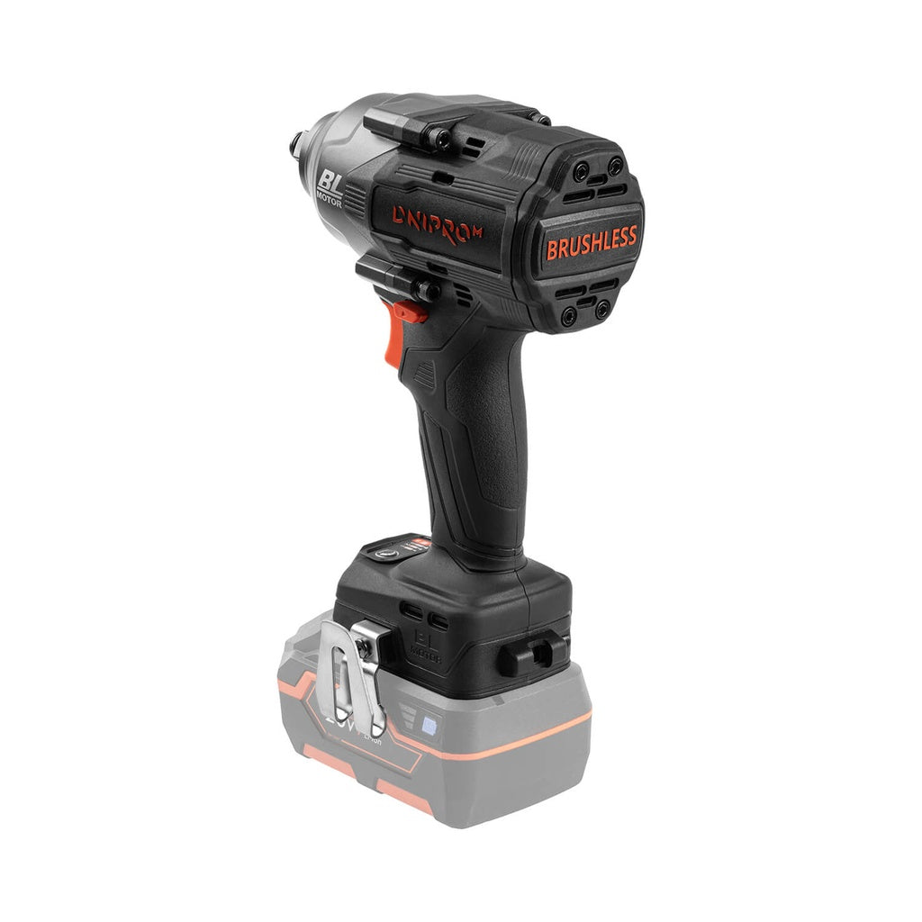 Llave de Impacto a Batería Dnipro-M DTW-202BC Ultra 20V – Kit Profesional Alto Par con Motor Brushless, 600 Nm, Batería 4Ah y Cargador Rápido