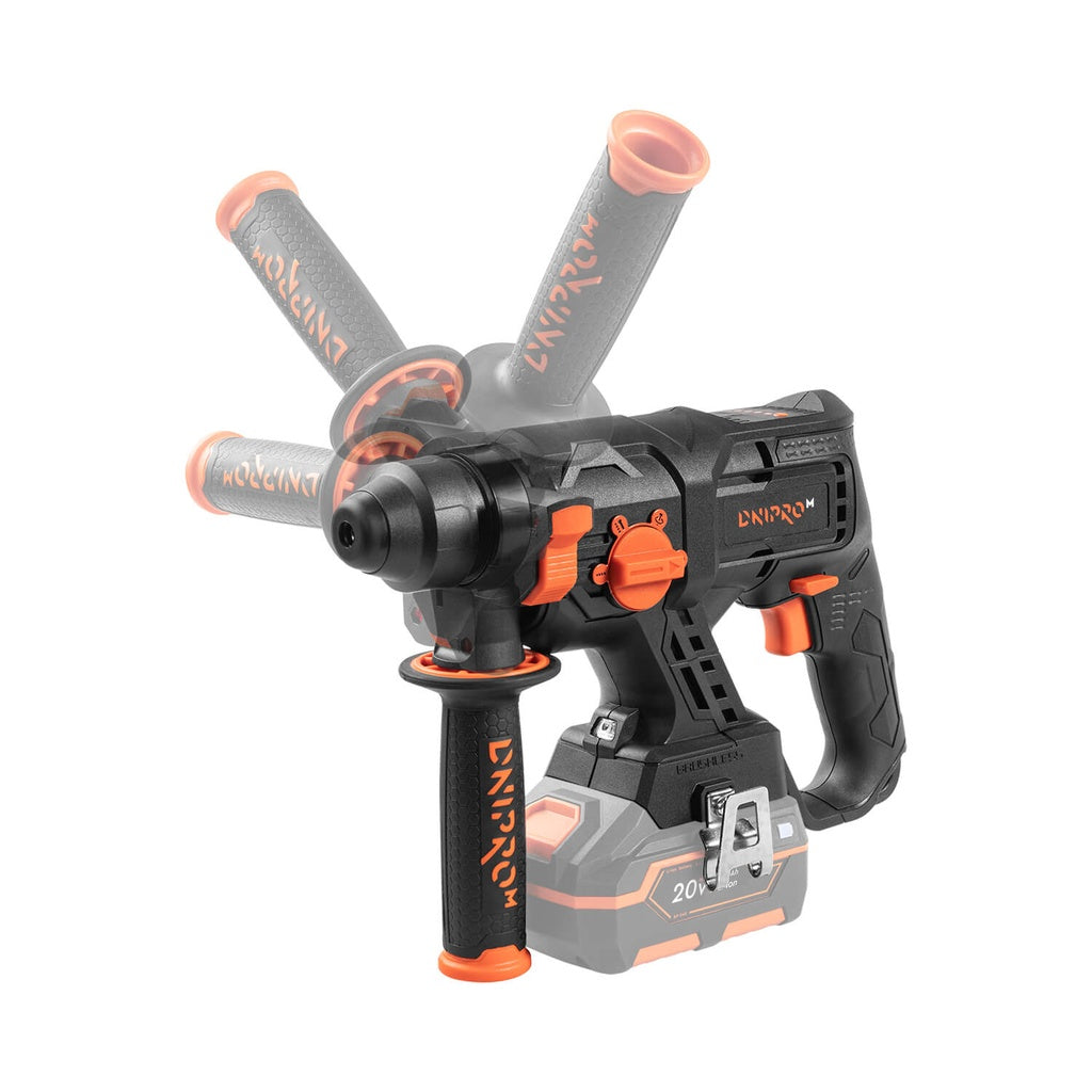 Dnipro-M | Martillo perforador a batería 20V DHR-201BC Compact - Kit batería 4Ah