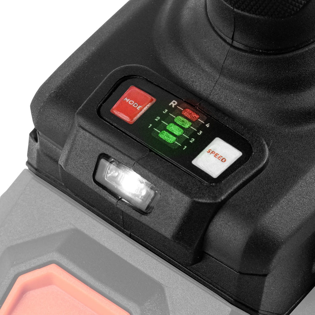 Atornillador de Impacto a Batería Dnipro-M DTD-201BC ULTRA 20V – Kit Profesional con Motor Brushless, Par de 180 Nm, Batería 2Ah y Cargador Rápido