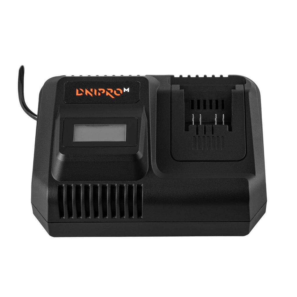 Cargador Ultra-Rápido Dnipro-M FC-280C 20V – Estación de Carga Profesional de Alta Potencia con Corriente de 8A y Doble Ventilación