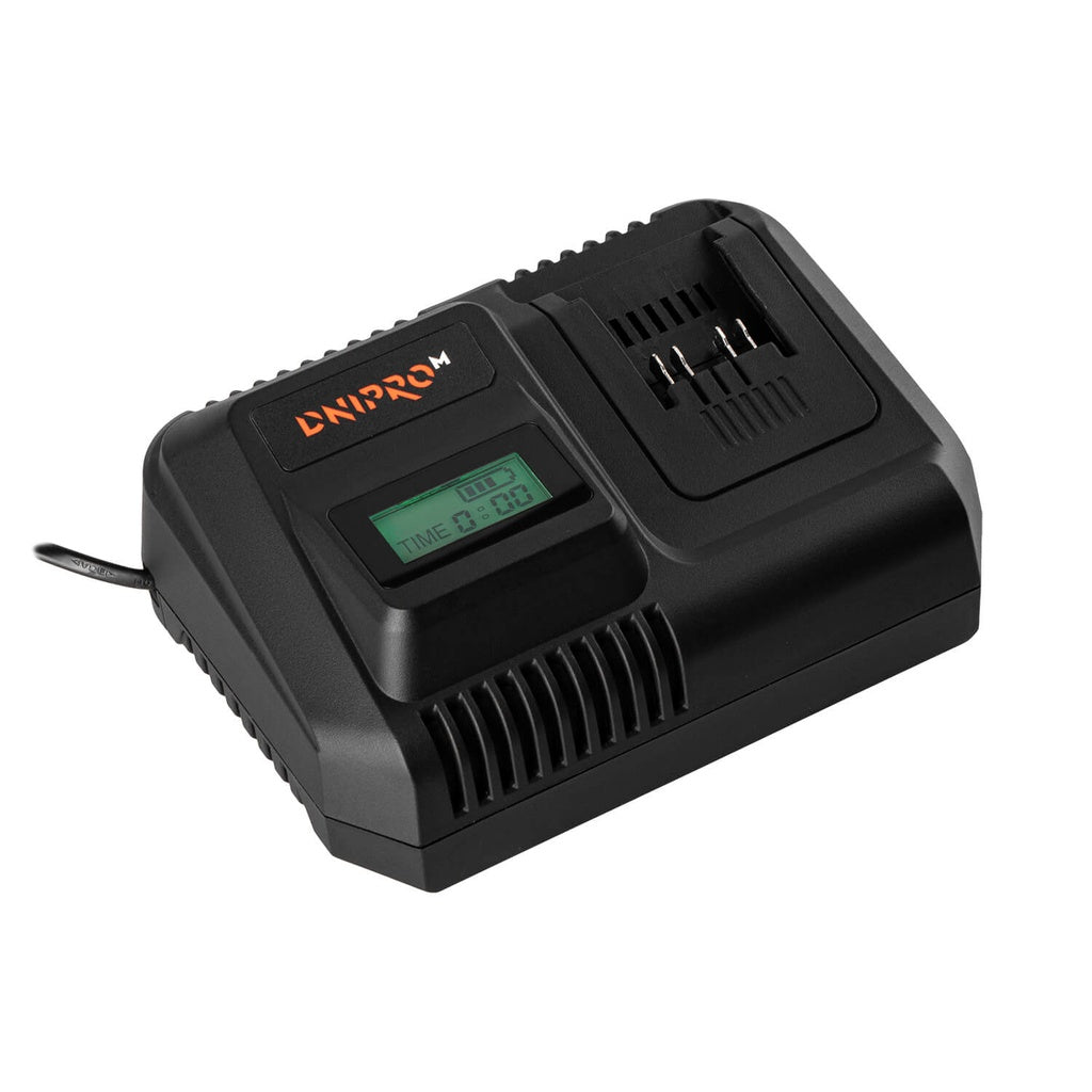Cargador Ultra-Rápido Dnipro-M FC-280C 20V – Estación de Carga Profesional de Alta Potencia con Corriente de 8A y Doble Ventilación