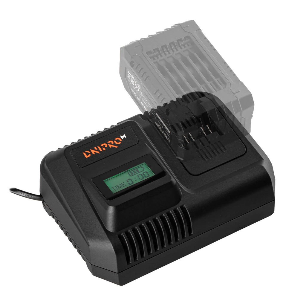 Cargador Ultra-Rápido Dnipro-M FC-280C 20V – Estación de Carga Profesional de Alta Potencia con Corriente de 8A y Doble Ventilación
