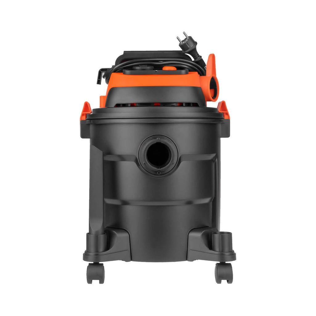 Aspirador Seco y Húmedo Industrial Dnipro-M VCW-20SA 1200W – Capacidad de 20L, Toma de Corriente Sincronizada 2000W, Filtro HEPA y Función de Soplado