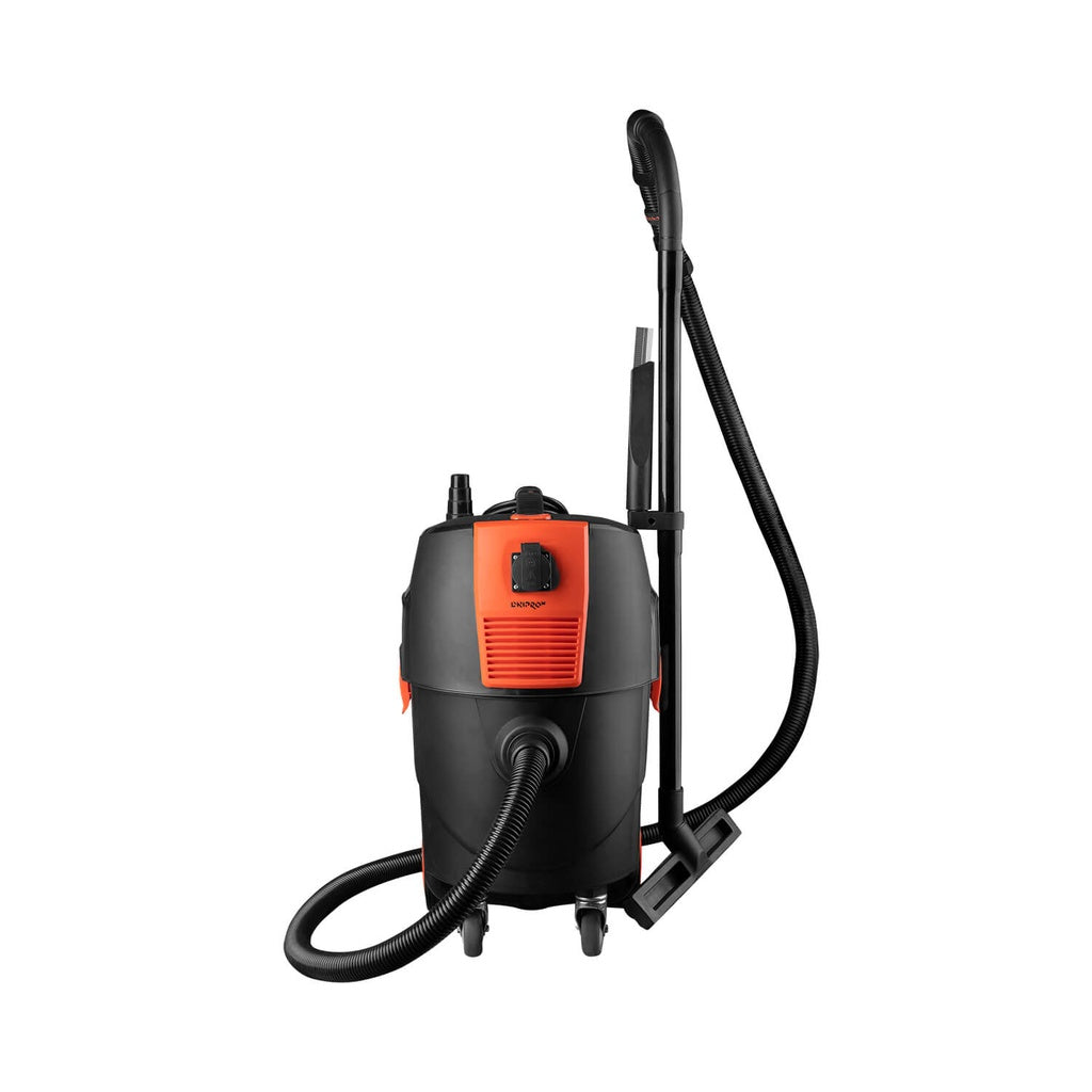 Aspirador Seco y Húmedo Industrial Dnipro-M VCW-30SA Autoclean 1600W – Capacidad de 30L, Sistema de Autolimpieza de Filtro, Toma Sincronizada 2000W y Filtro HEPA
