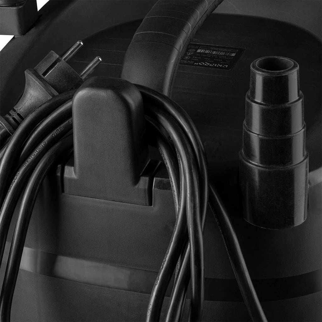 Aspirador Seco y Húmedo Industrial Dnipro-M VCW-30SA Autoclean 1600W – Capacidad de 30L, Sistema de Autolimpieza de Filtro, Toma Sincronizada 2000W y Filtro HEPA